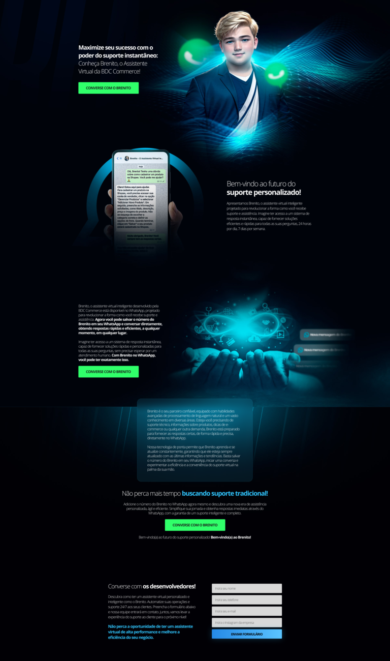 Landing Page - Brenito IA