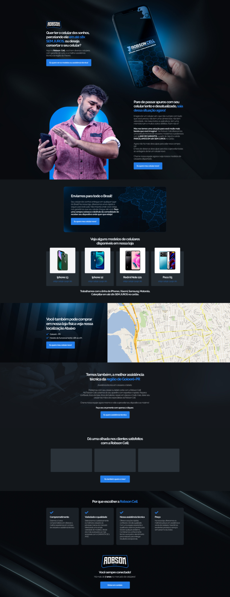 Landing Page - Robson Cell