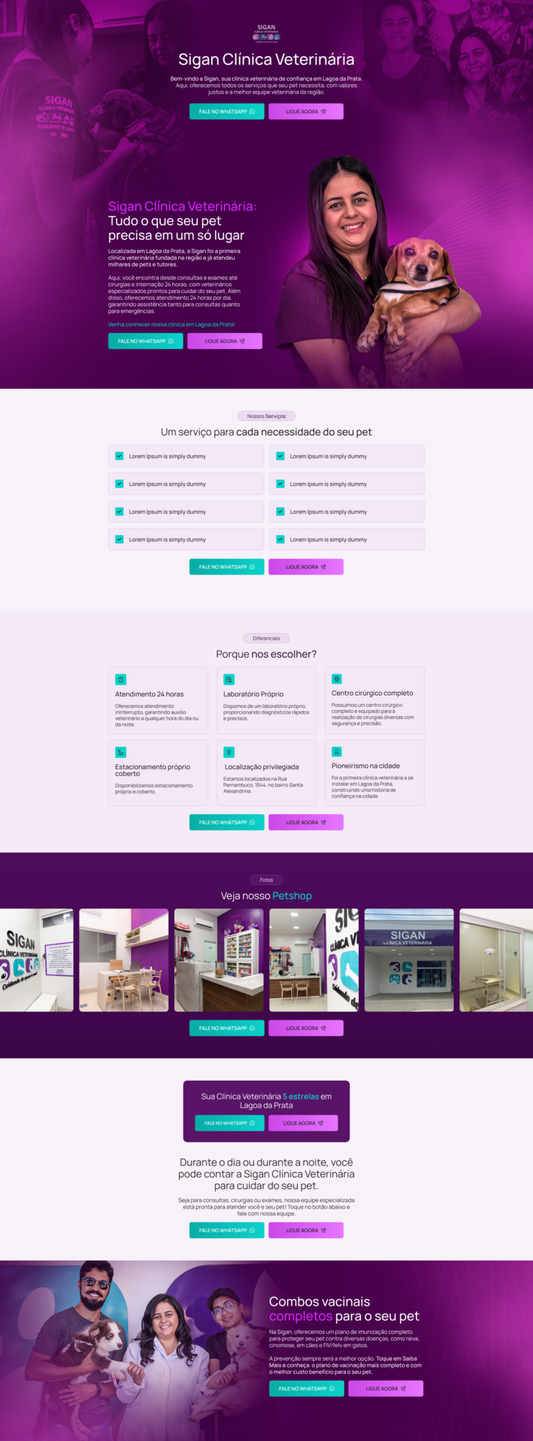 Landing Page - Sigan Petshop